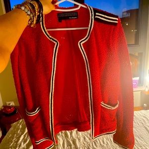 Red the Kooples tweed jacket